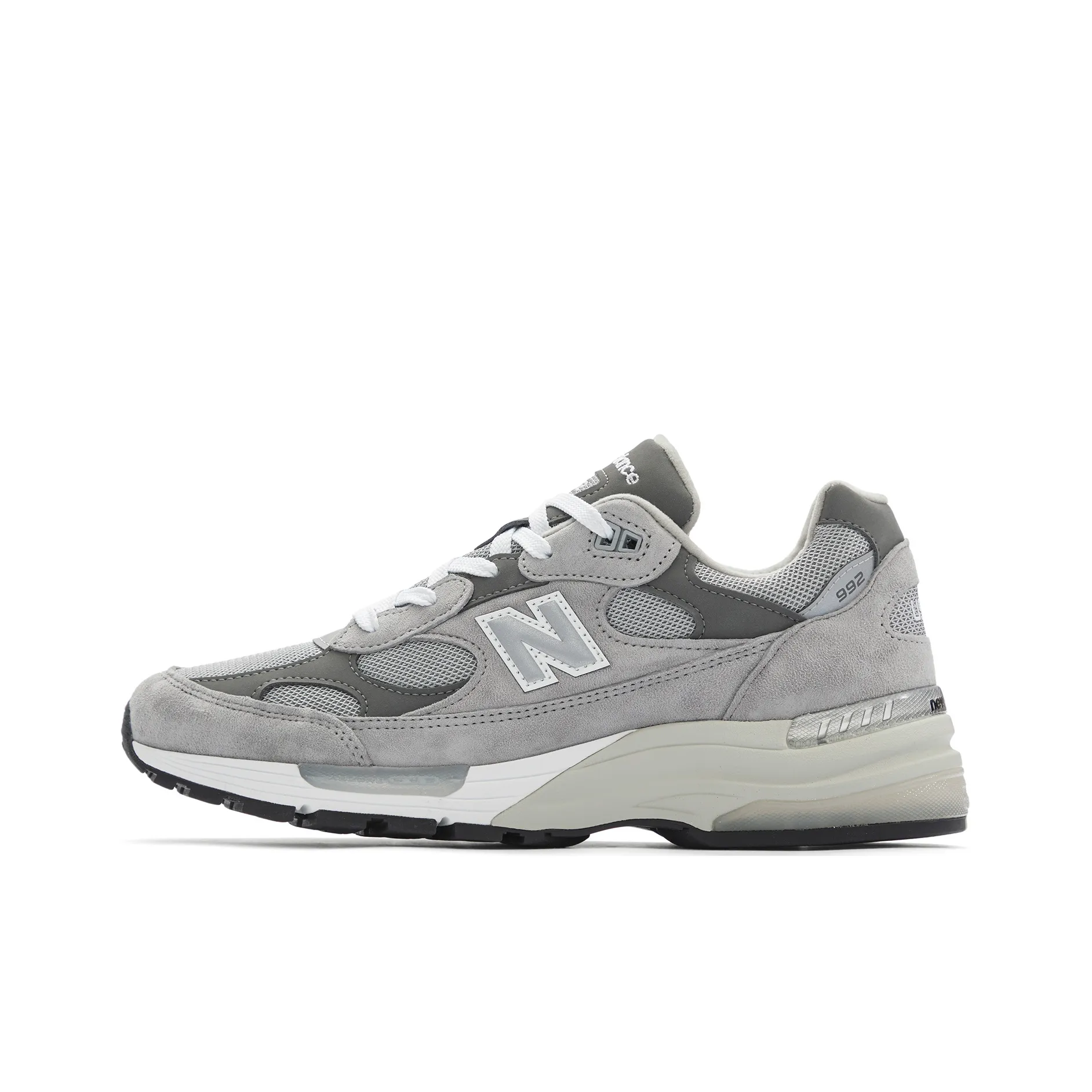 New Balance NB 992 Амортизация Износостойкие Низкие Кроссовки для Бега Унисекс Серые