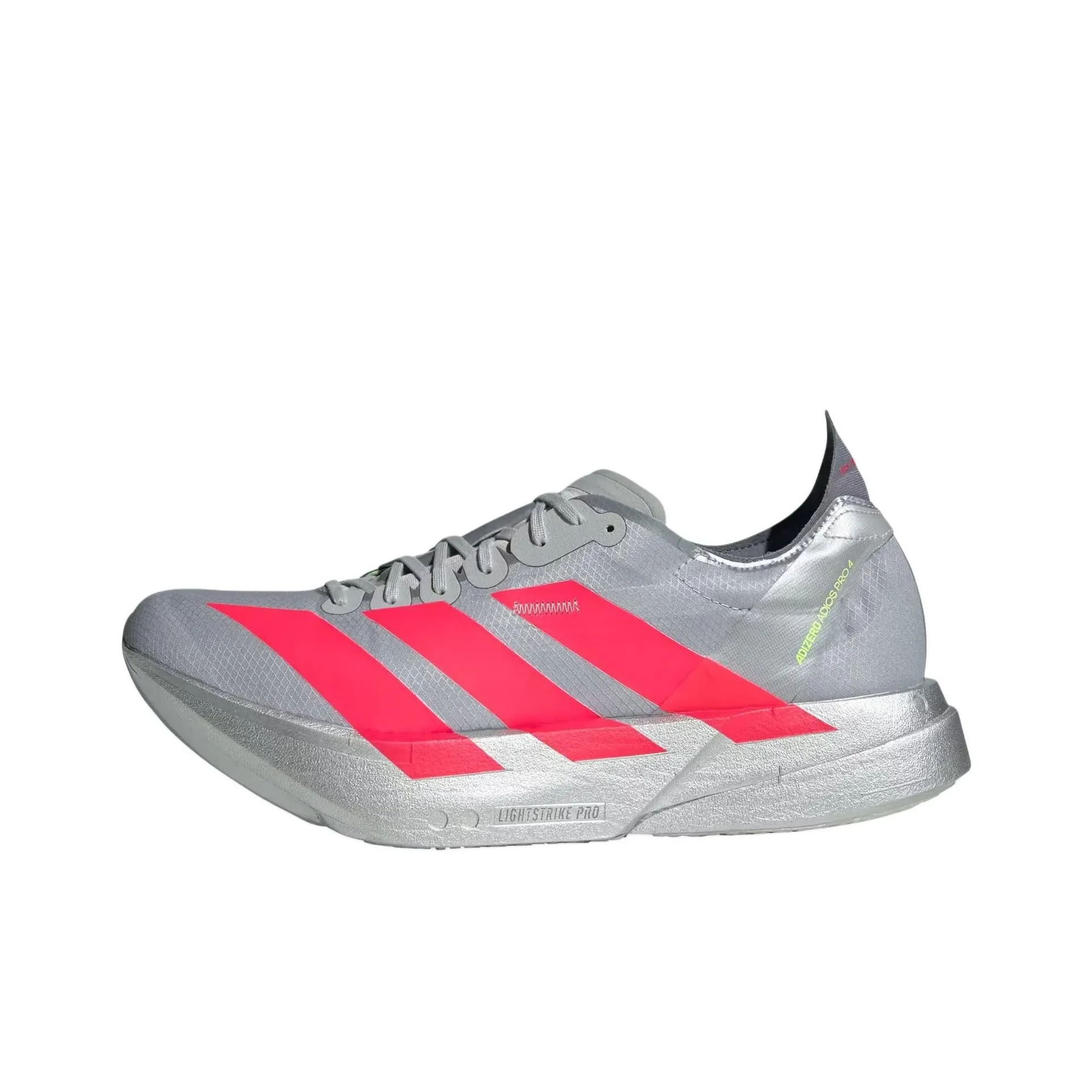 Adidas Adizero Adios Pro 4 Running Shoes Men Low Top Metallic Silver