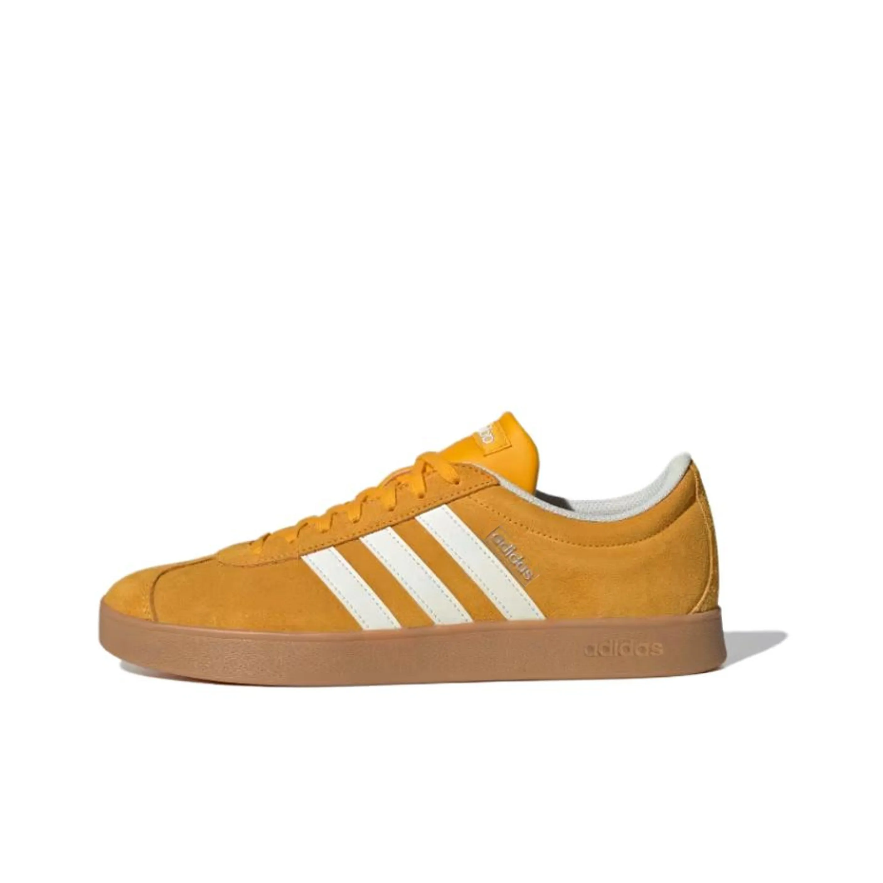 Adidas VL Court 2.0 Skateboard Shoes Unisex Low Top Yellow