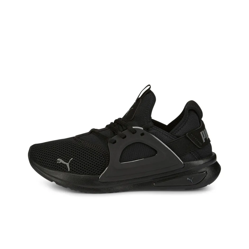 PUMA Softride Амортизация Противоскользящие Устойчивые к истиранию Низкие Повседневные Беговые Кроссовки Унисекс Черные