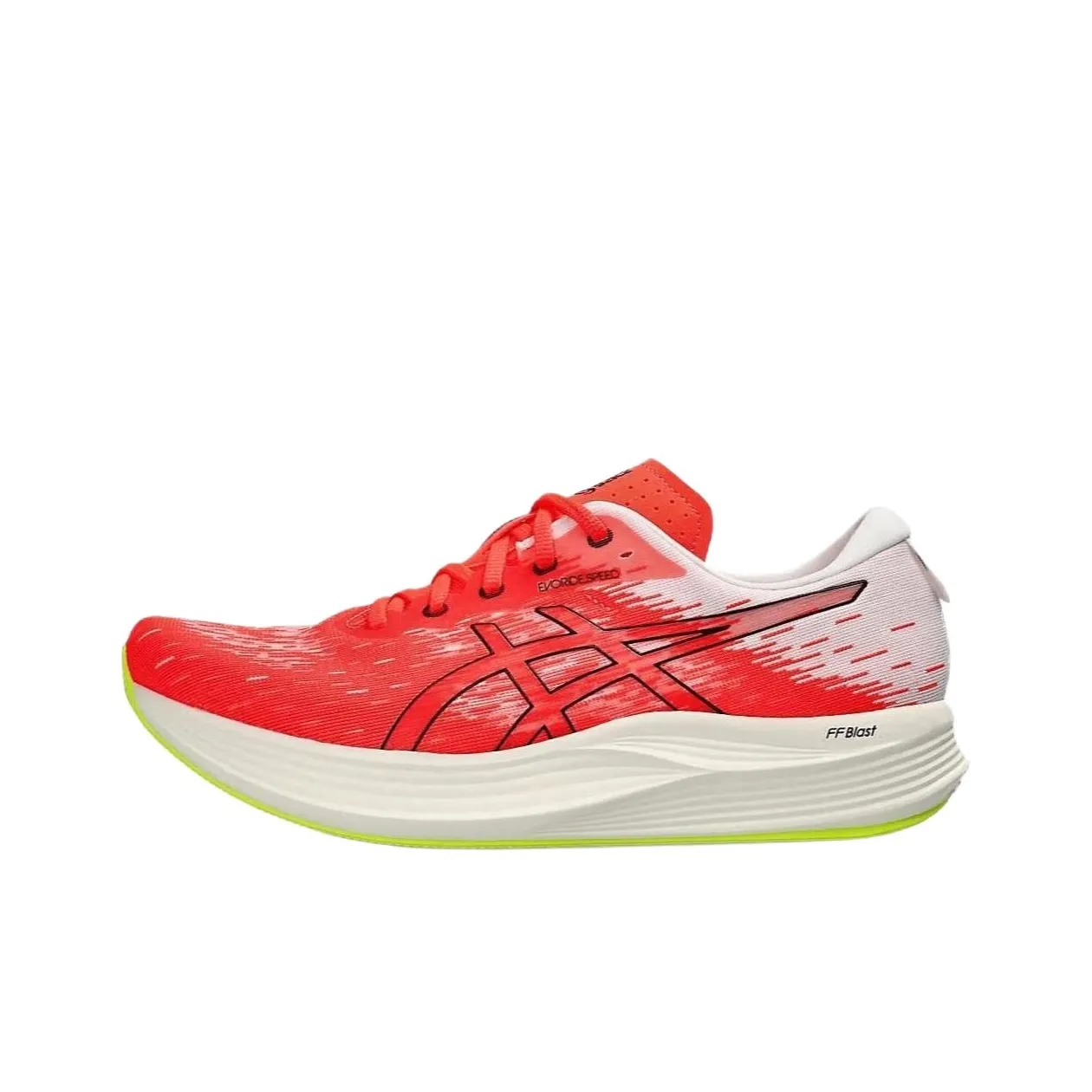 ASICS EvoRide Speed 2 Амортизация Низкий Топ Марафон Беговые Кроссовки Мужские Красный Белый