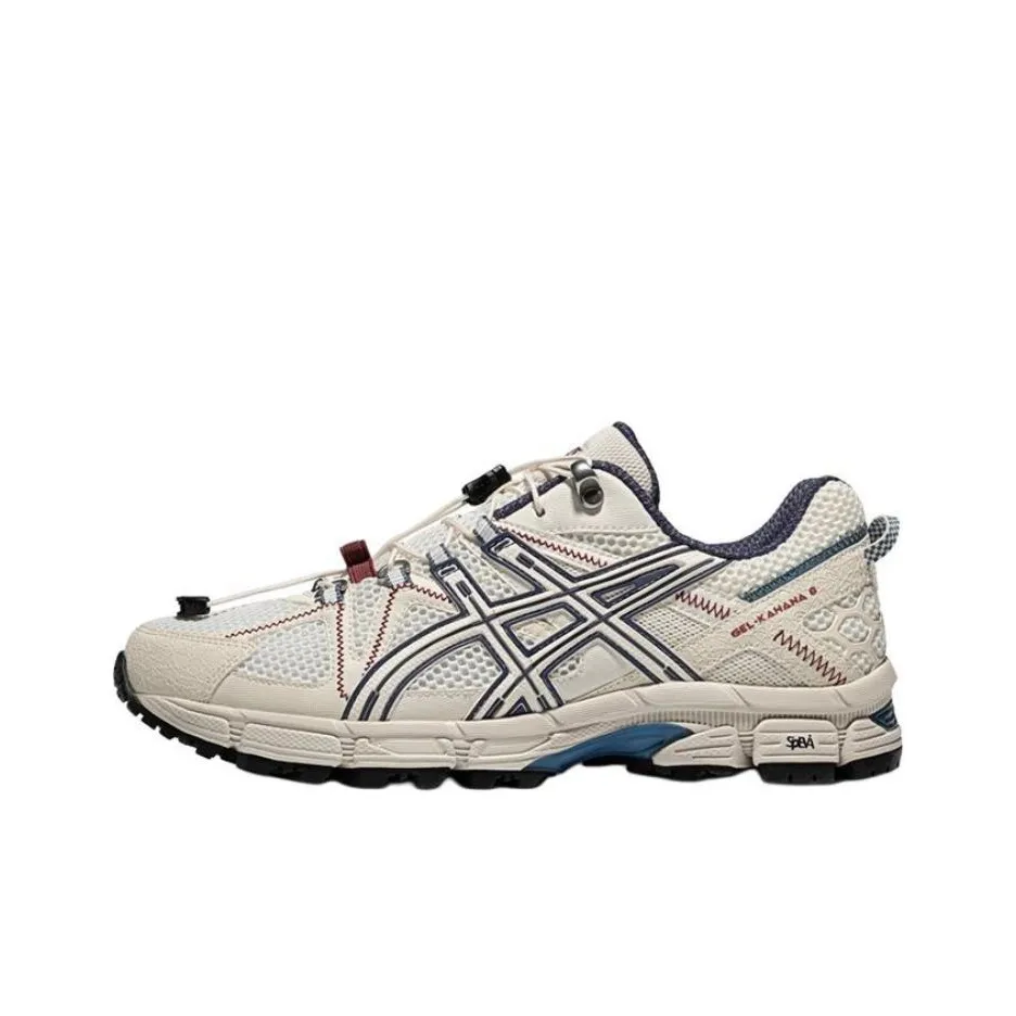Asics Gel Kahana 8 FL Low Top Беговые кроссовки Мужские Белые