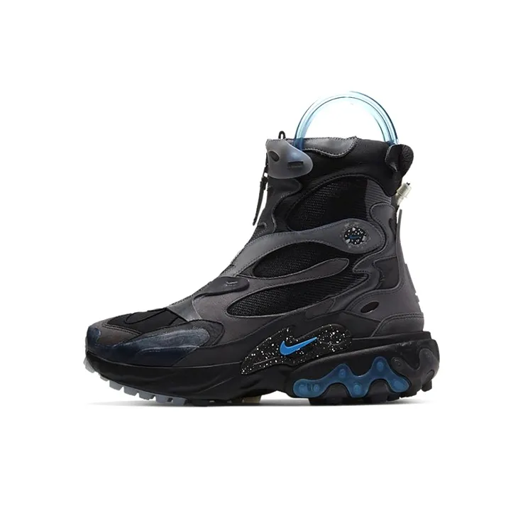 Nike React Boot Устойчивый к истиранию Удобный Аутдор Унисекс Черный Синий