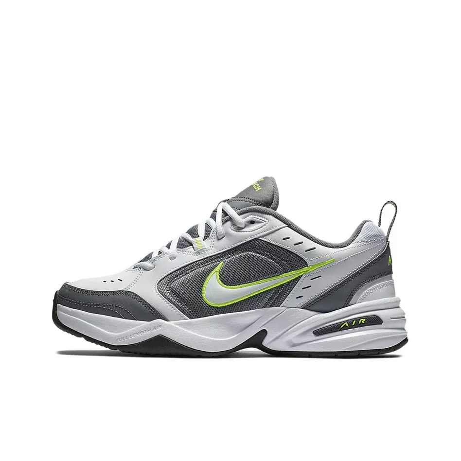 Nike Air Monarch 4 Chunky Sneakers Unisex Low Top Cool Gray/White