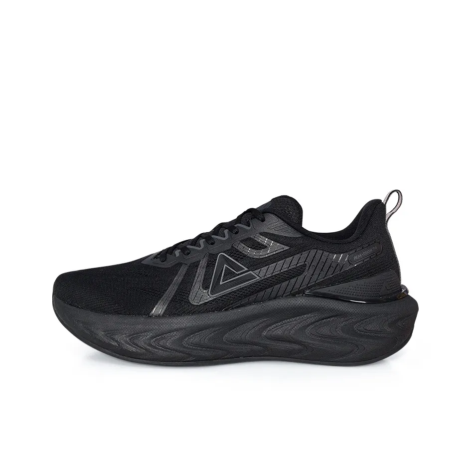 PEAK Attitude 7.0 Running Shoes Men Low-Top All Black