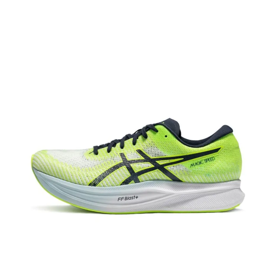 Asics Magic Speed 2,0 Сетка Амортизация Устойчивость к истиранию Дышащий Низкий Топ Карбоновая Плита Беговые Кроссовки