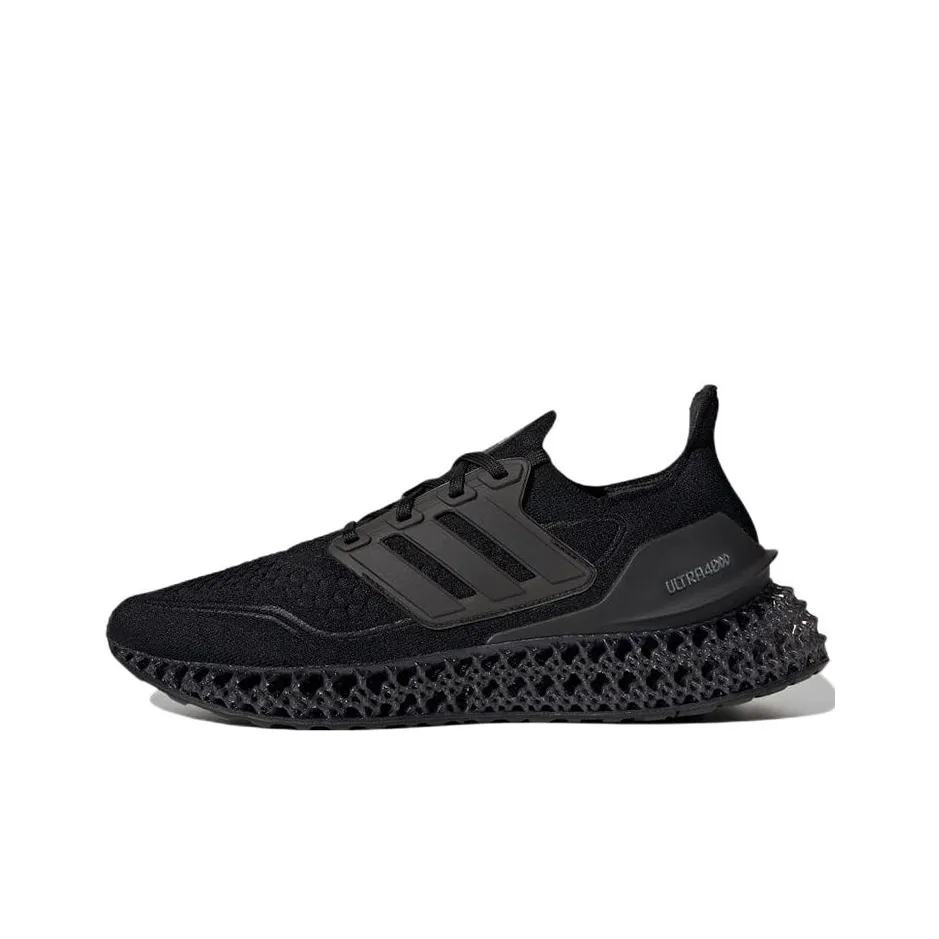 Adidas ULTRA 4DFWD Ткань Поддержка Низкий Верх Повседневная Тренировочная Беговая Обувь Мужская Черная