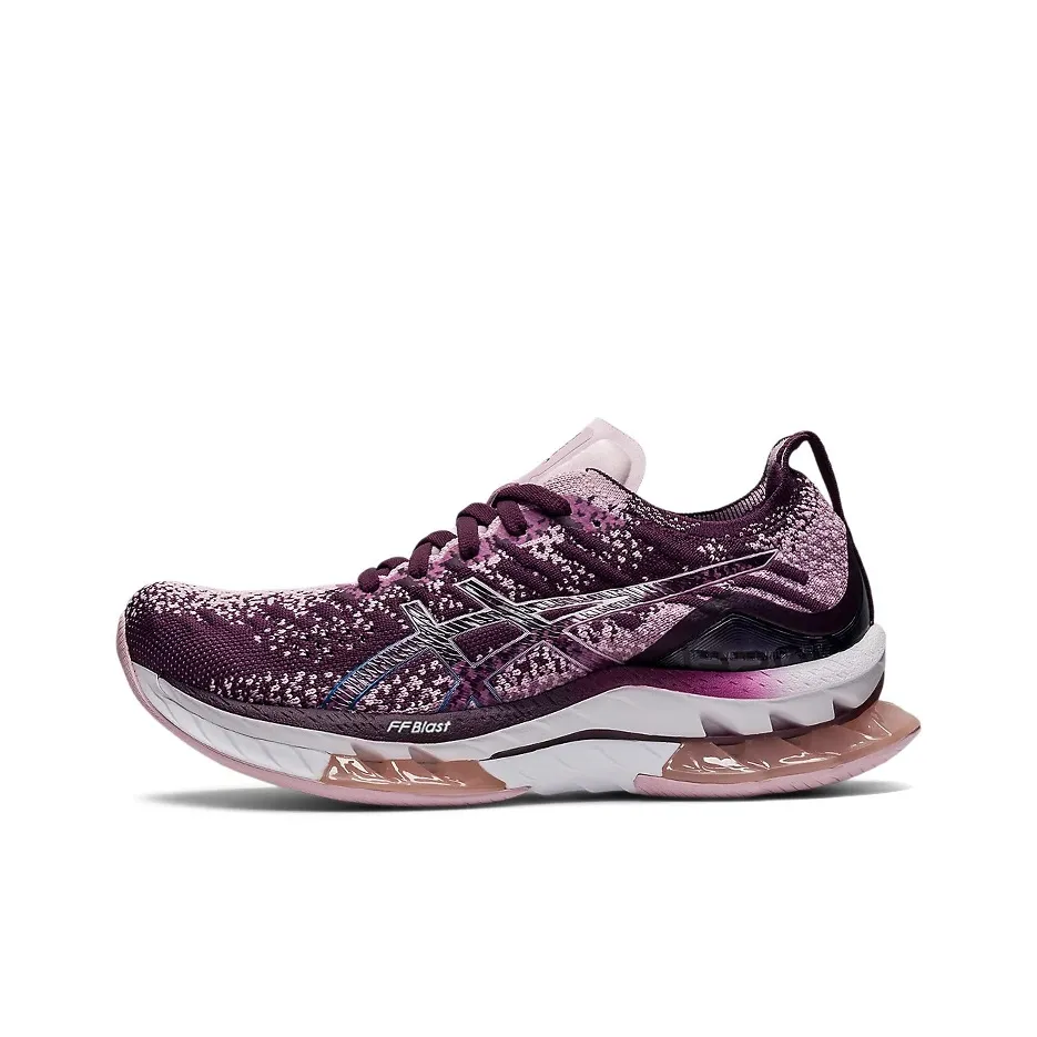 Asics Гель Kinsei Blast Low Топ Повседневные Беговые Кроссовки Женские Темно-фиолетовые
