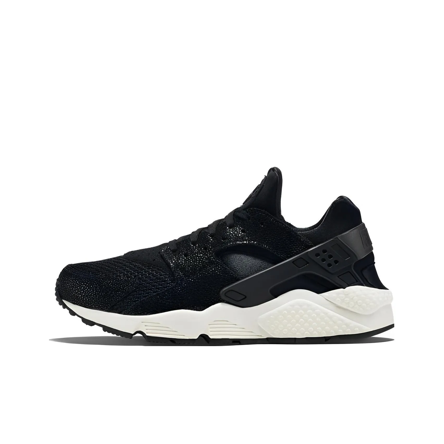 Nike Huarache Run Running Shoes Men Low Top Black/White