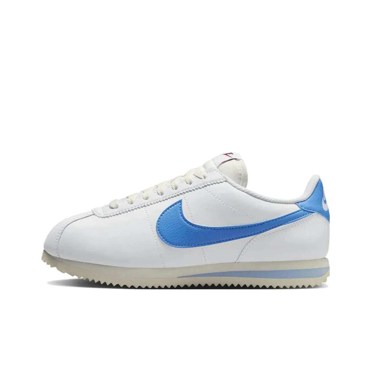 Nike Cortez Low Топ Повседневные беговые кроссовки Женские Белые Синие