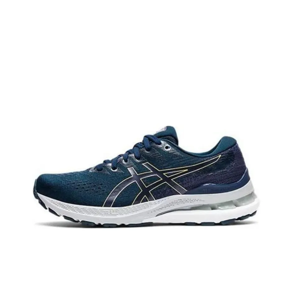 ASICS Gel Kayano 28 Текстиль TPU Низкий Топ Марафон Беговые Кроссовки Женские Синие