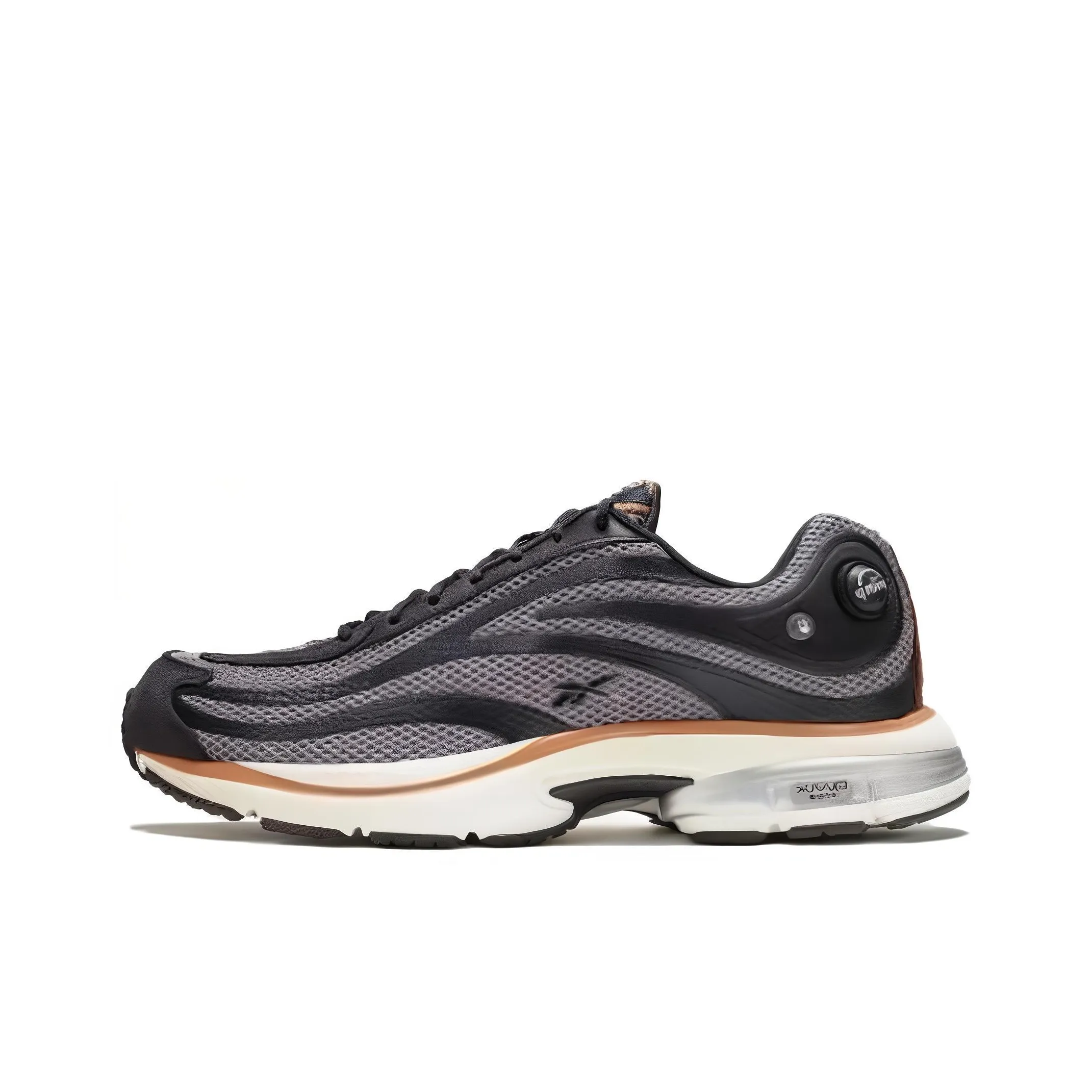 Reebok Rbk Premier Устойчивый к истиранию Дышащие Низкие Повседневные Беговые Кроссовки Унисекс Черный Серый