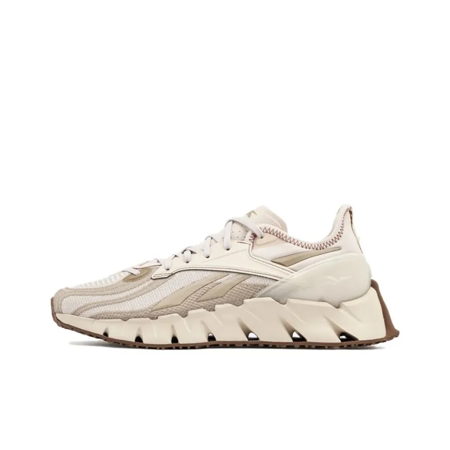 Reebok Zig Kinetica Шов Устойчивый к истиранию Дышащий Низкий Верх Беговые кроссовки