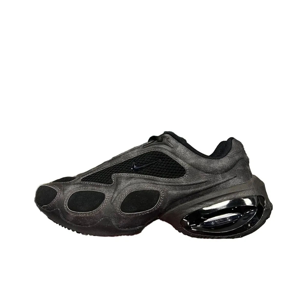 Nike Air Max Muse Abrasion Resistant Низкие Беговые Кроссовки Женские Черные