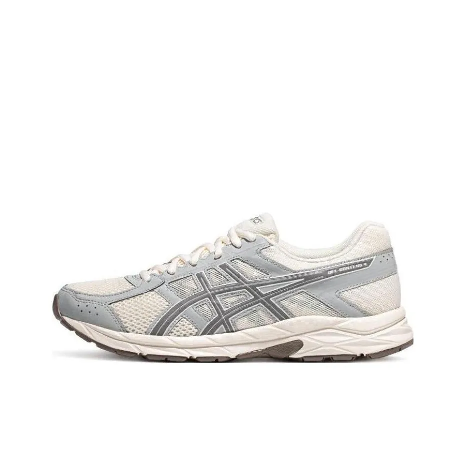 Asics Гель Contend 4 Текстиль Синтетическая кожа Дышащее покрытие Низкий топ