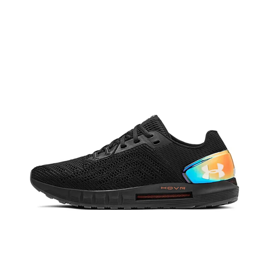 Under Armour Hovr Sonic 2 Удобная ткань низкий топ беговые кроссовки унисекс черный