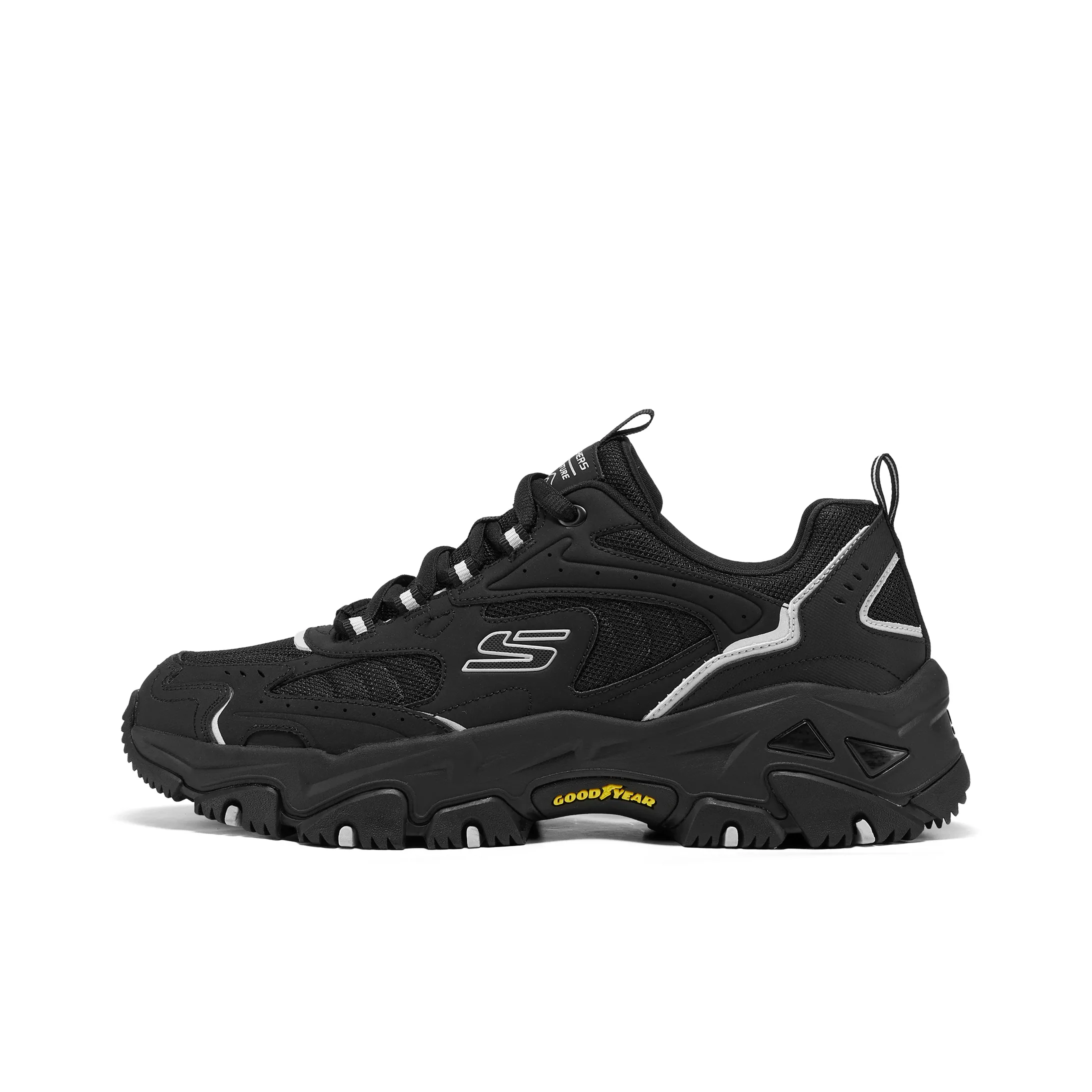 Skechers Низкие кеды походная обувь мужская черная