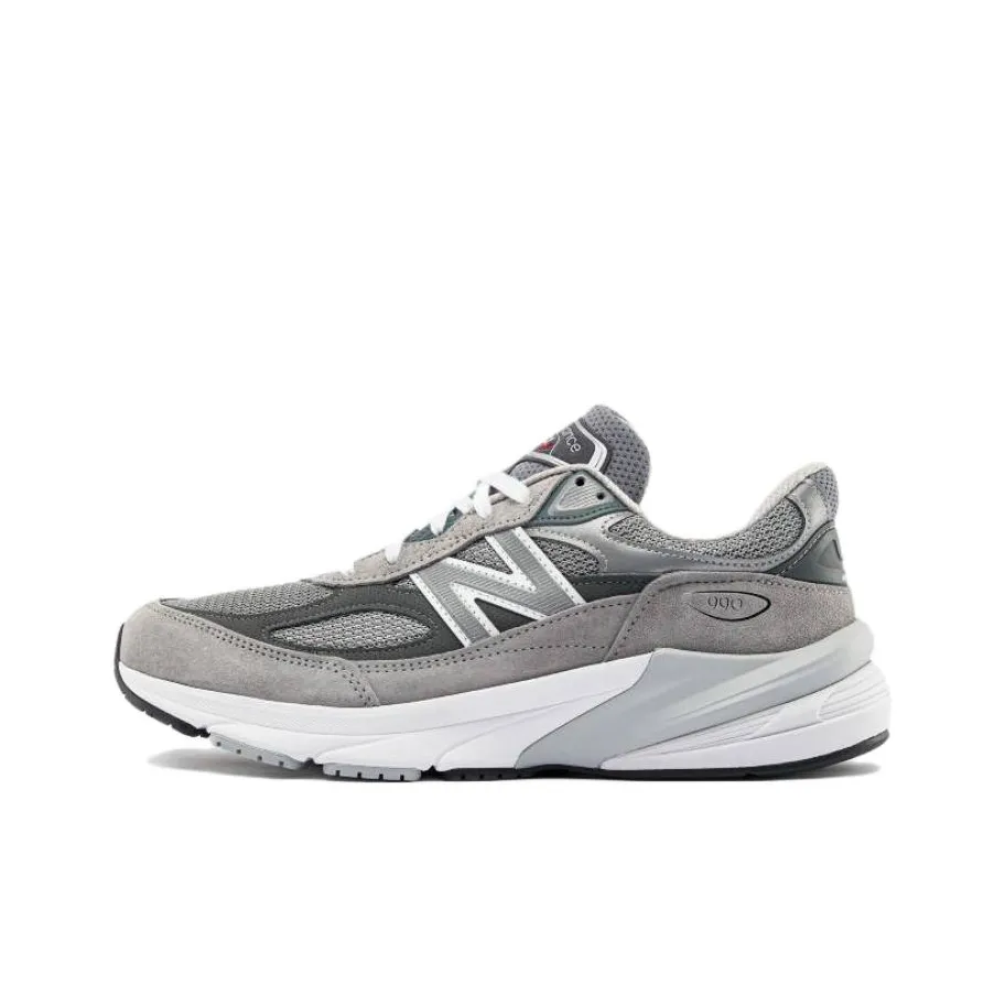 New Balance NB 990 V6 Текстиль Кожа Амортизация Дышащий Низкий Верх Повседневные Городские Коммутатор Беговые кроссовки