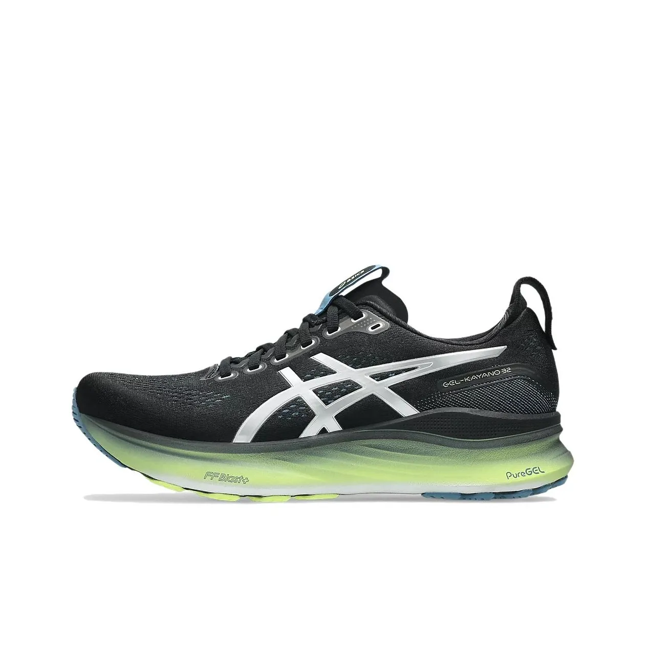Asics Gel Kayano 32 Low Топ Беговые кроссовки Мужские Черные