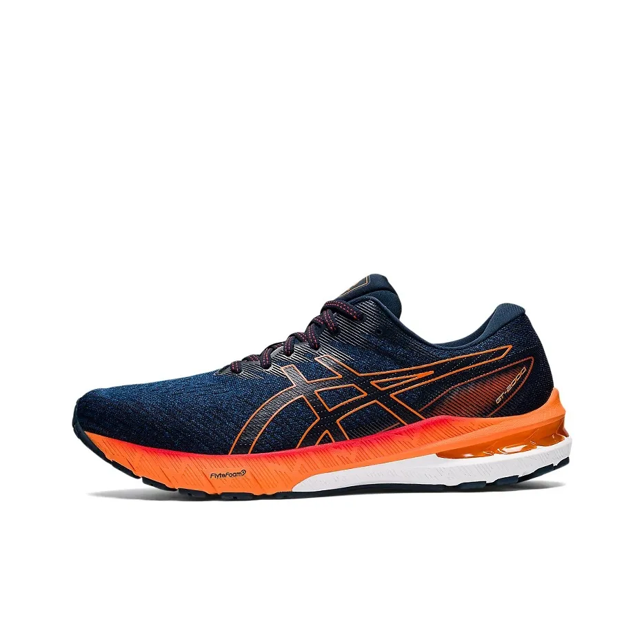 Asics GT 2000 10 Low Топ Беговые кроссовки Мужской Темно-синий Апельсин