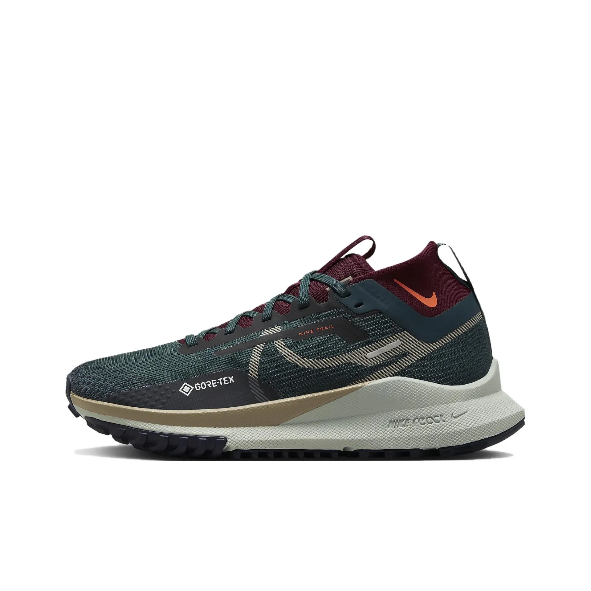 Nike Pegasus Trail 4 Ткань Амортизация Устойчивость к истиранию Водонепроницаемый Низкий Верх
