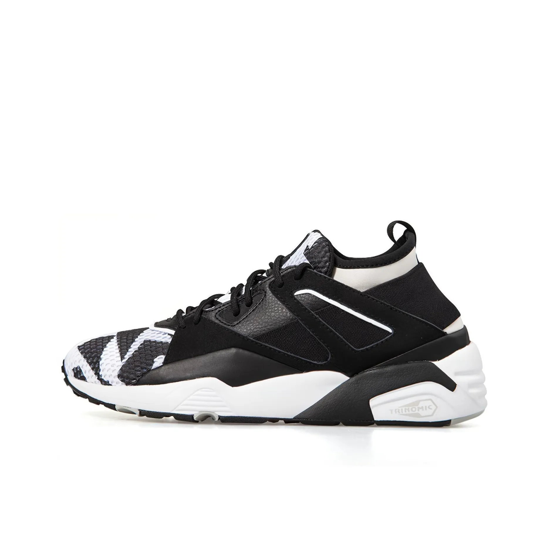 PUMA Bog Sock Running Shoes Unisex Low Top Black/White