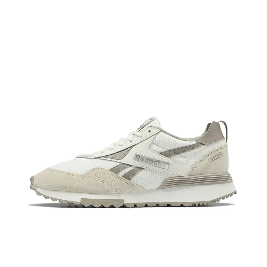 REEBOK LX2200 Низкий топ Повседневная обувь Унисекс Белый Серый
