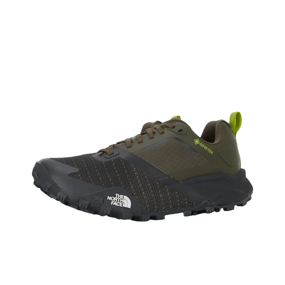 THE NORTH FACE Running Shoes Men Low-Top Green/Black