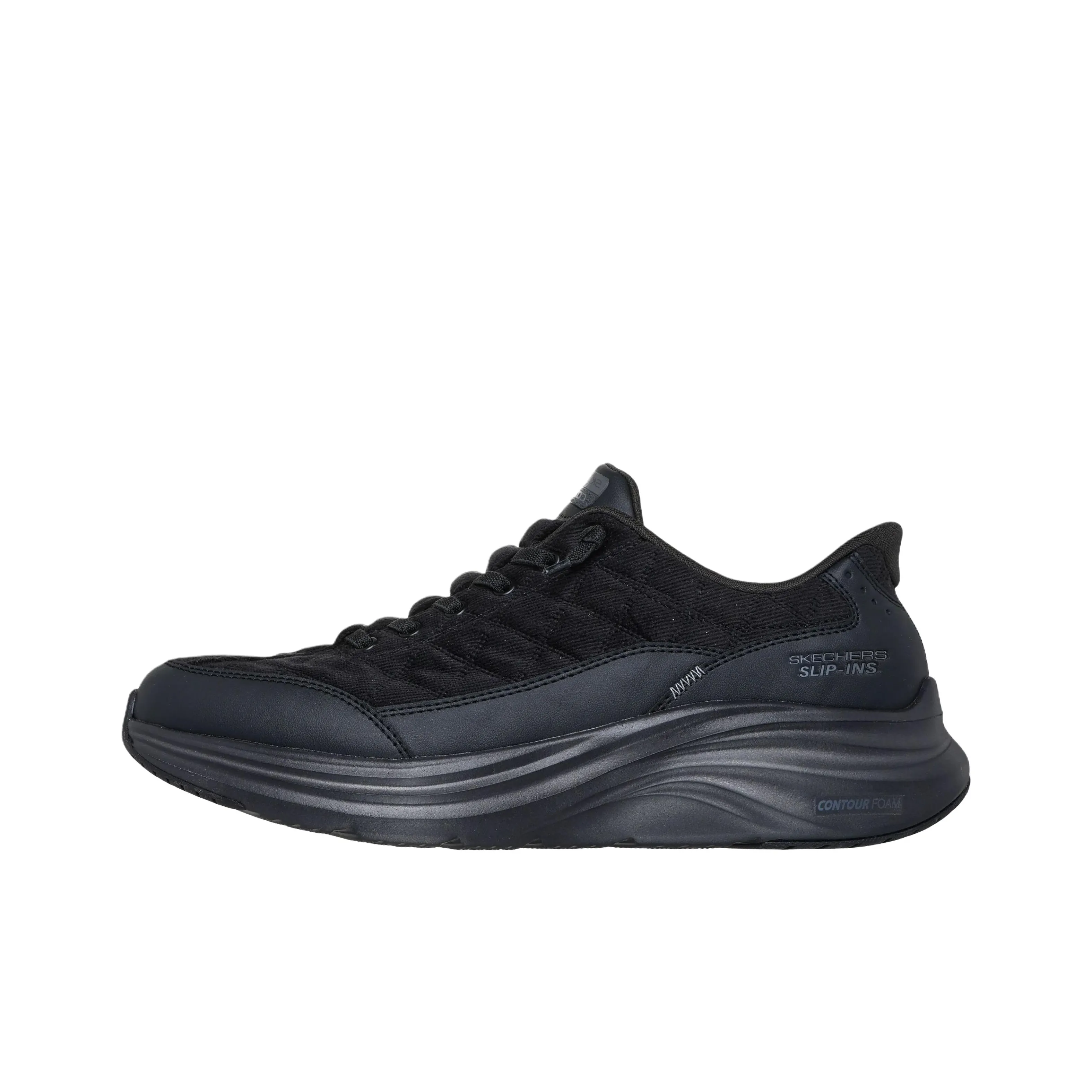 Skechers CONTOUR FOAM Уютный крой Дышащая Повседневная обувь Мужская Черная