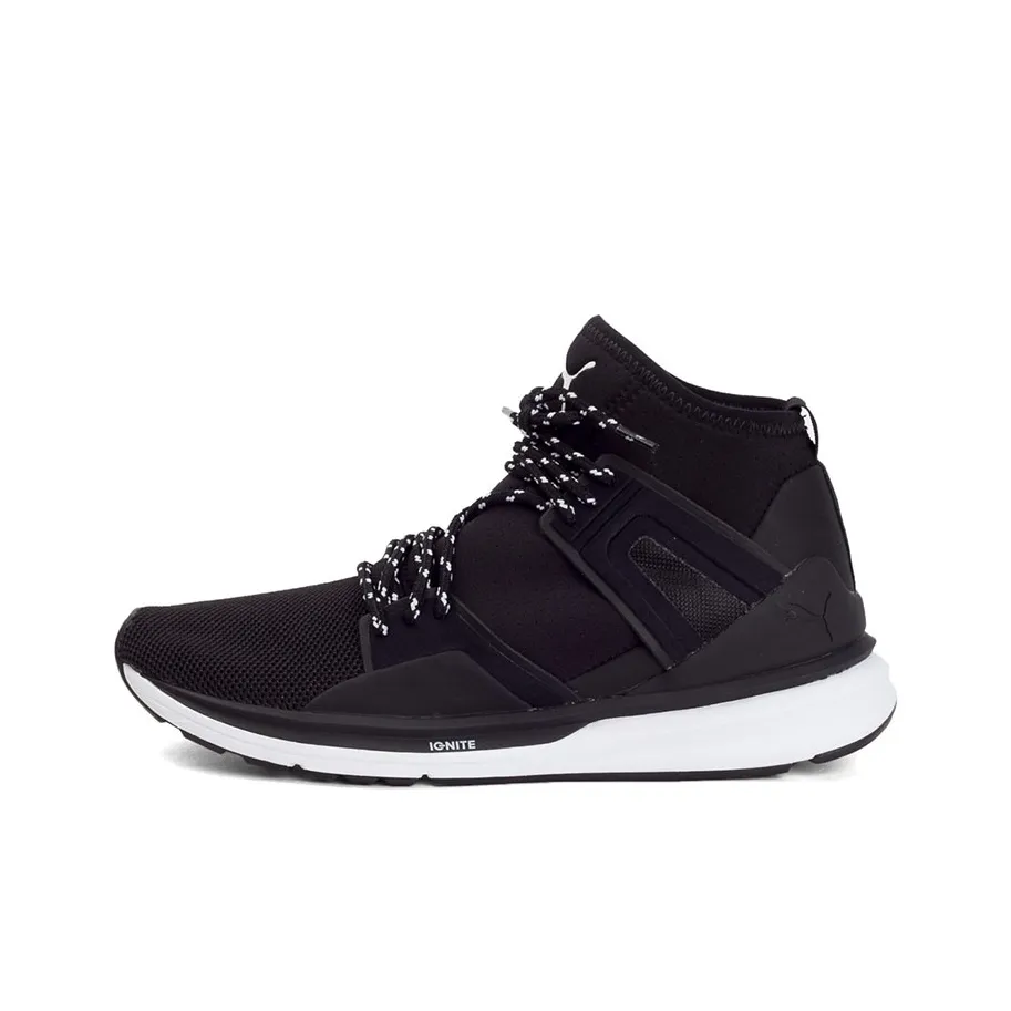 PUMA B.O.G Limitless Hi Running Shoes Men High Top Black/White