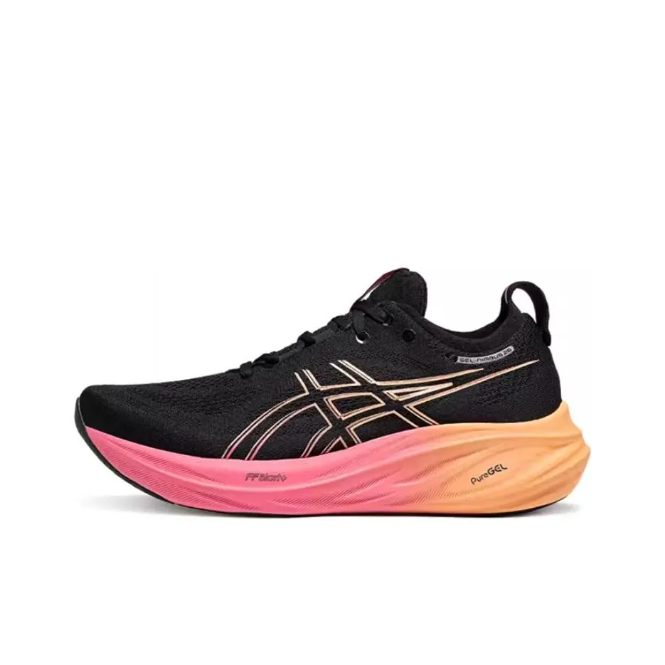 Asics Gel Nimbus 26 Текстиль Синтетическая кожа Устойчивый к истиранию Дышащий Низкий топ Бег на длинные дистанции