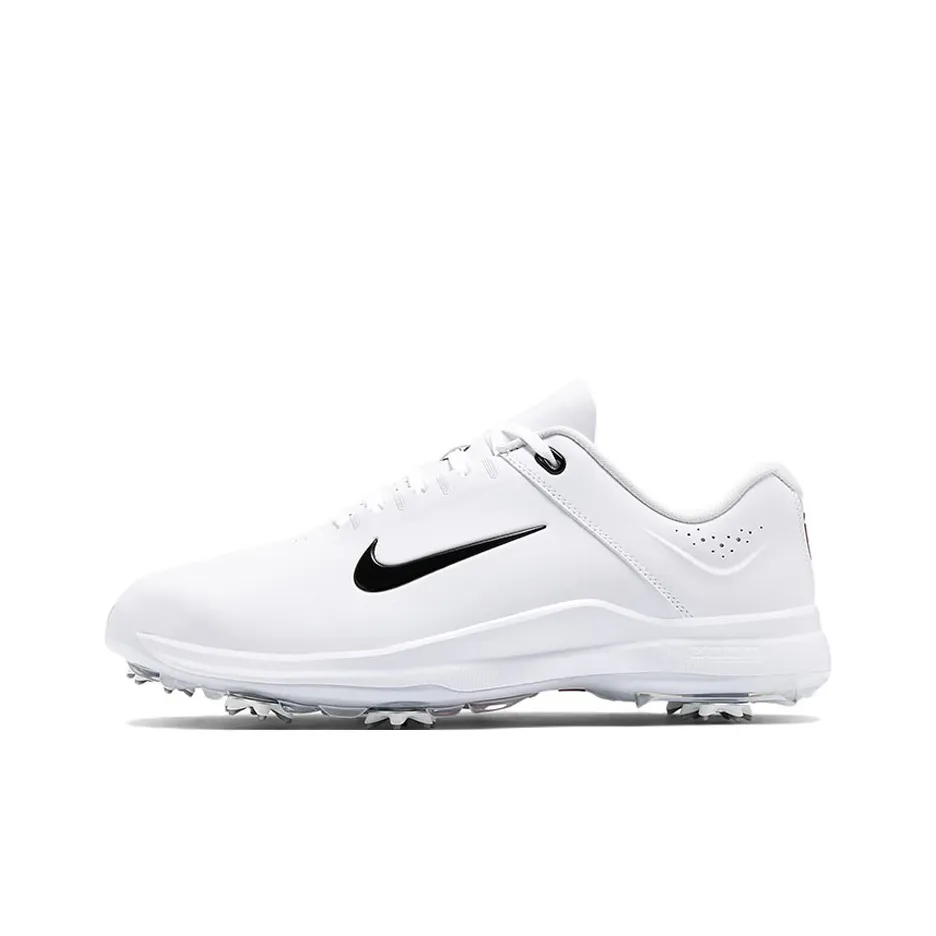 Nike Tiger Woods 20 Широкий Низкий Топ Гольф Обувь Мужская Белая Широкая Подошва