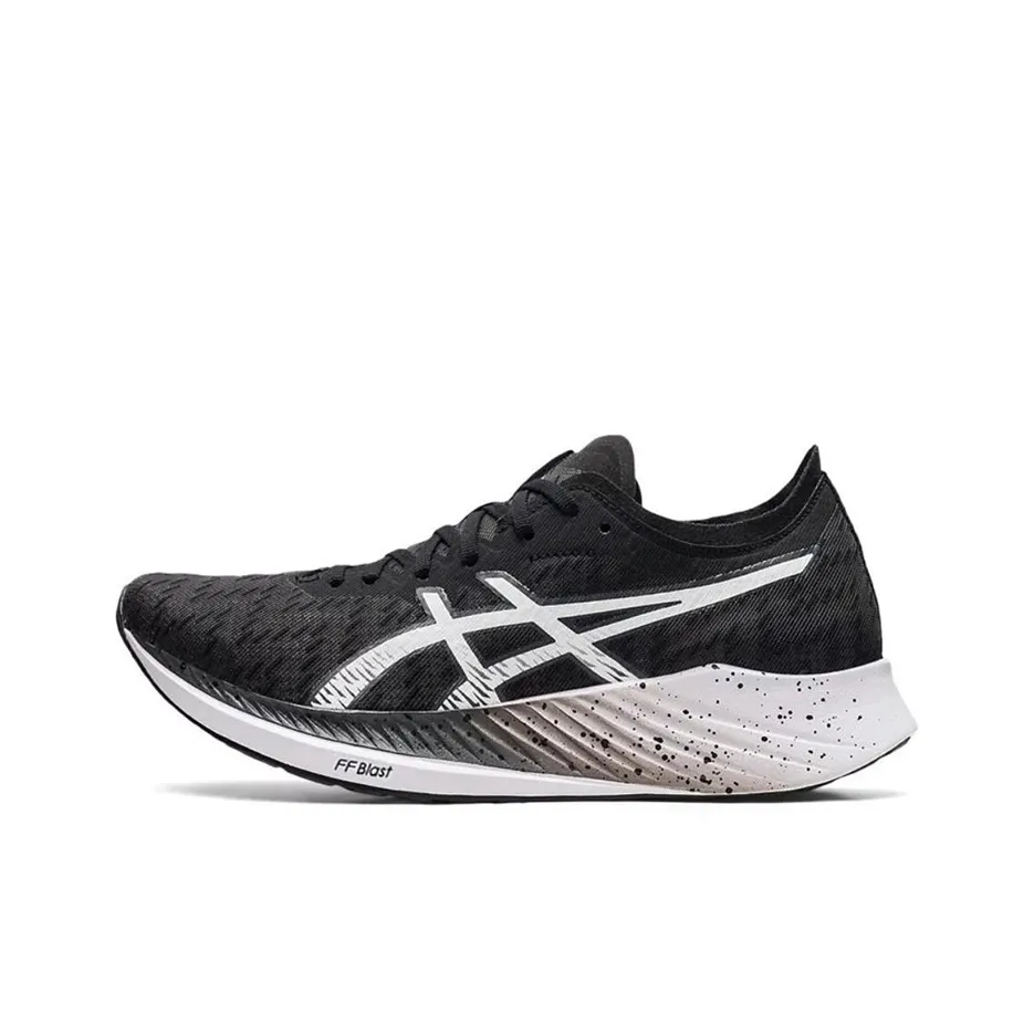 Asics Magic Speed 1,0 Low Топ Беговые кроссовки Женские Черный Белый