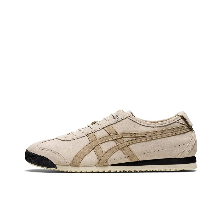 Onitsuka Tiger MEXICO 66 Устойчивые к истиранию Низкие Повседневные Беговые Кроссовки Унисекс Хаки