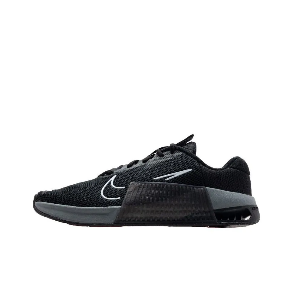 Nike Metcon 9 Устойчивый к истиранию Дышащий Низкий Топ ТРЕНИРОВОЧНАЯ БЕГОВАЯ Обувь Мужская Черный Белый