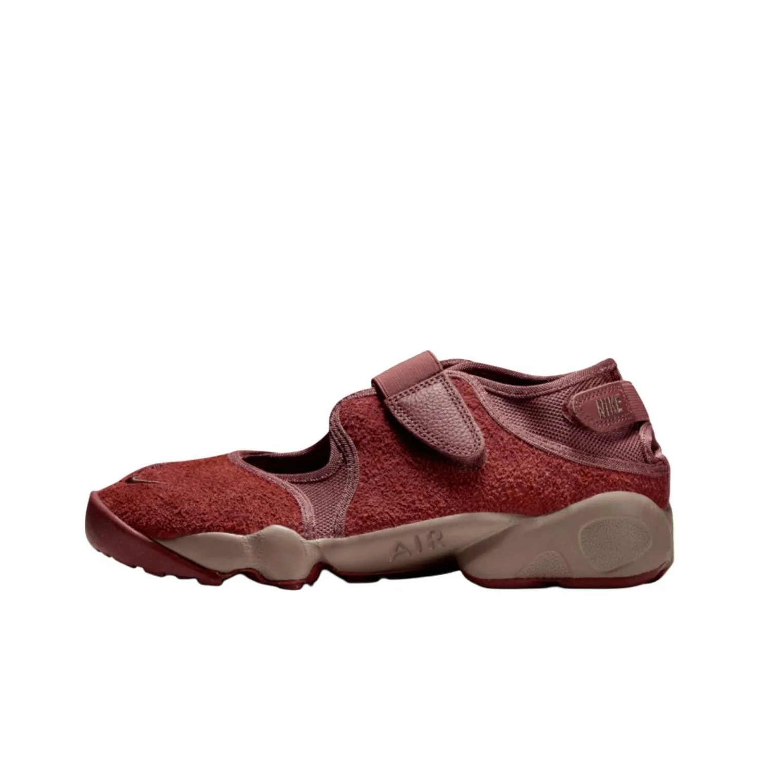 Nike Air Rift противоскользящая устойчивая к истиранию низкий верх повседневная обувь женская красный коричневый