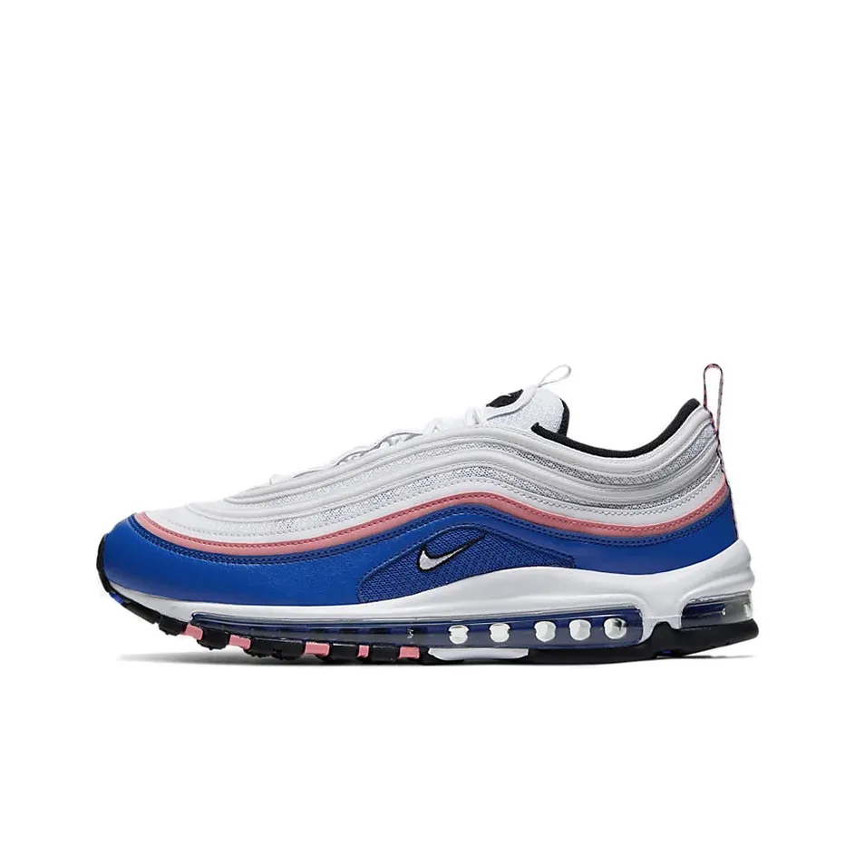 Nike Air Max 97 Running Shoes Men Low Top Pink Blue