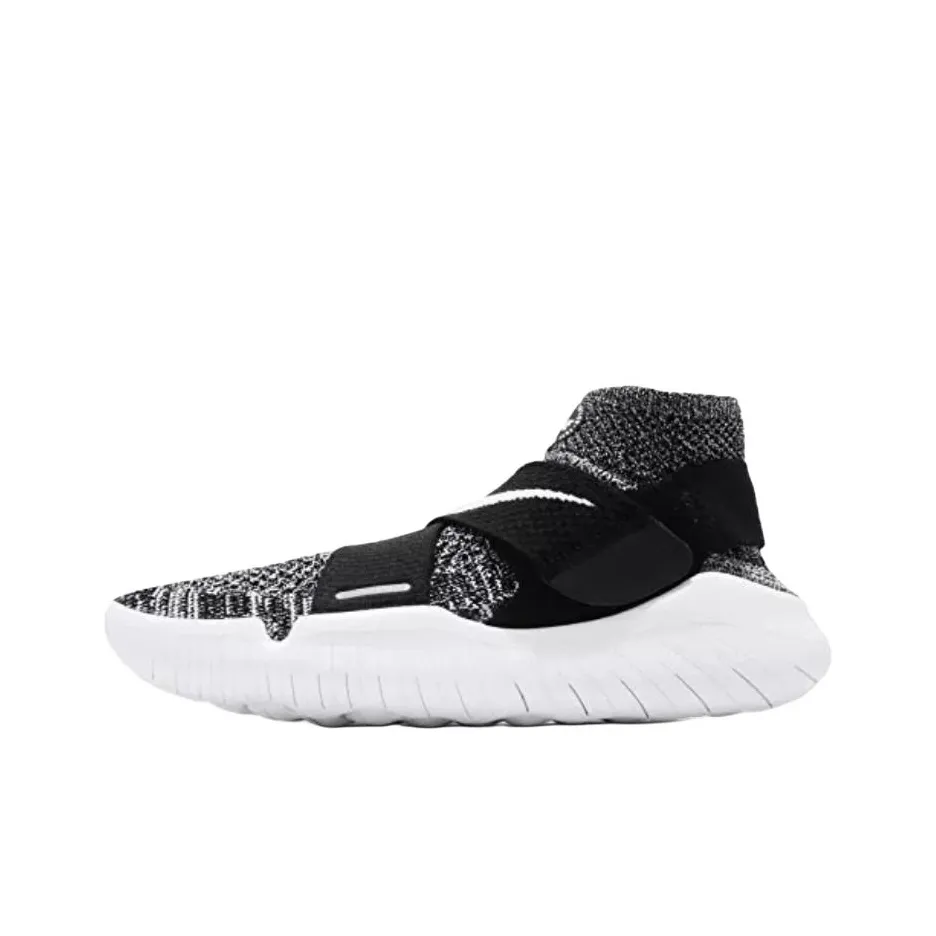 Nike Free RN Motion Flyknit 2018 Противоскользящие Устойчивые к истиранию Высокие Повседневные Беговые Кроссовки Женские