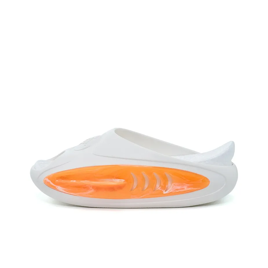 RIGORER Shark 2 Тихий Устойчивый к абразиву Шлепанцы Мужские Белый Оранжевый