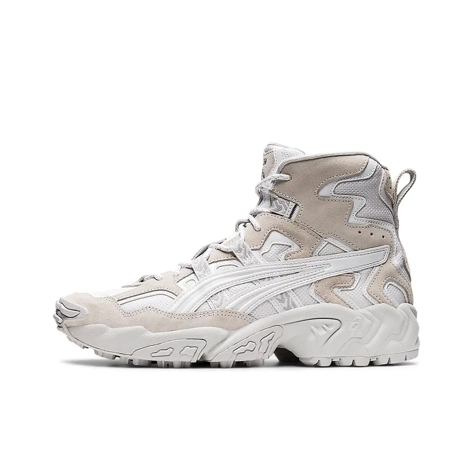 Asics Gel Nandi HI Сетка High Top Trail Беговые кроссовки Унисекс Бежевый Коричневый Белый