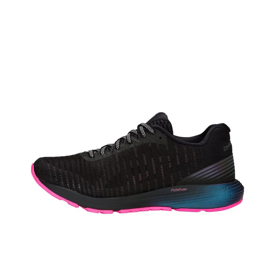 Asics Dynaflyte 3 LITE SHOW Низкий Топ Беговые кроссовки Женские Черный Розовый