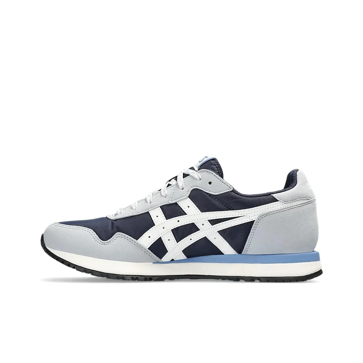 Asics Tiger Runner 2 Амортизация Износостойкие Низкие Кроссовки для Бега Унисекс Синий Черный