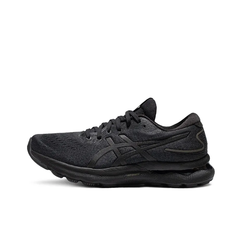 Asics Gel Nimbus 24 Комфортная ткань Амортизация Устойчивость к истиранию Дышащие Низкие кеды для бега Мужские