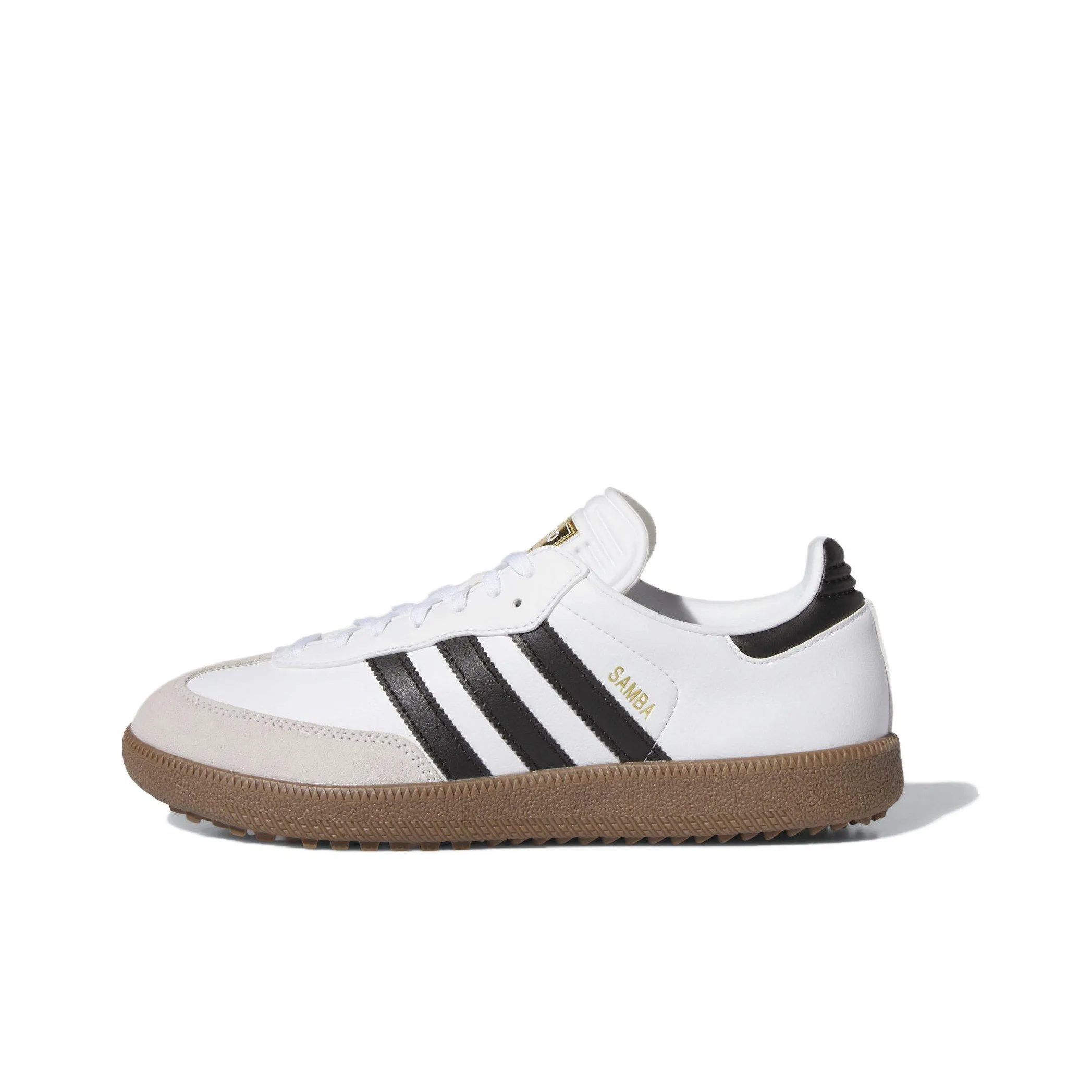 Adidas Samba Устойчивая к истиранию Низкая Обувь для гольфа Унисекс Белый Черный