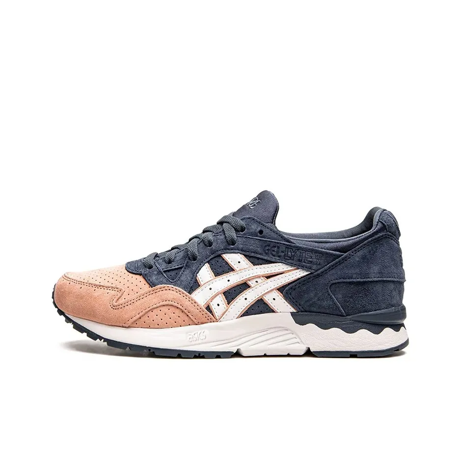 KITH x ASICS Gel Lyte 5 Удобные устойчивые к истиранию низкие повседневные беговые кроссовки унисекс синие и розовые
