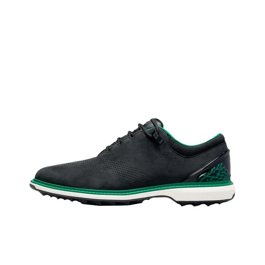 Eastside Golf x Jordan ADG 4 Устойчивая к истиранию Дышащая Низкий Верх Обувь для гольфа Мужская Черная Зеленая