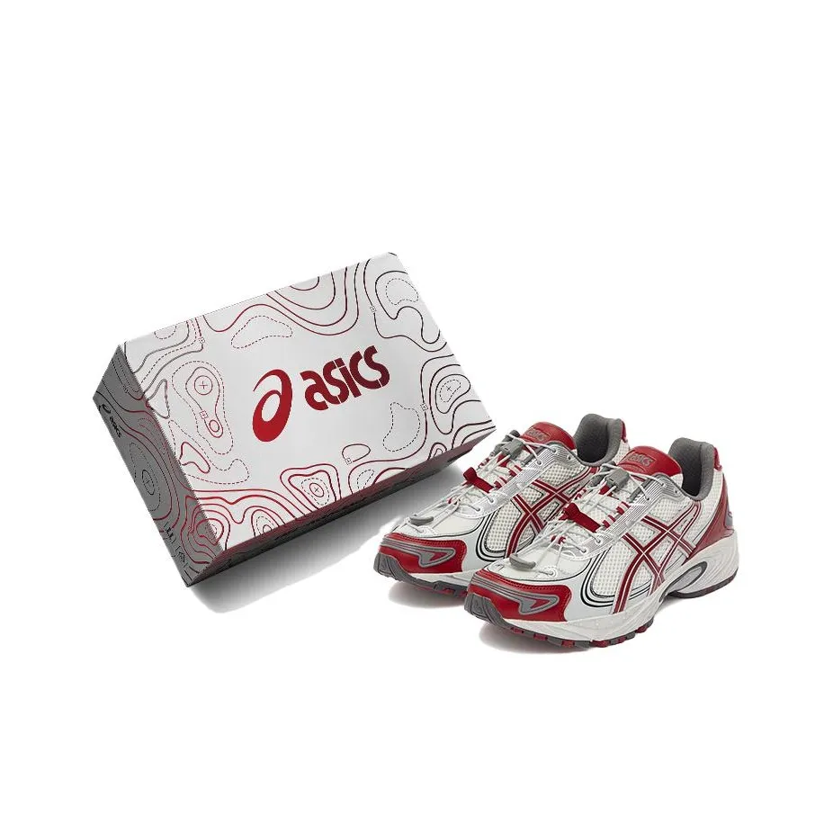 Asics Gel Kahana TR V4 Амортизация Дышащий Низкий Верх Повседневная Обувь Унисекс Серый Красный