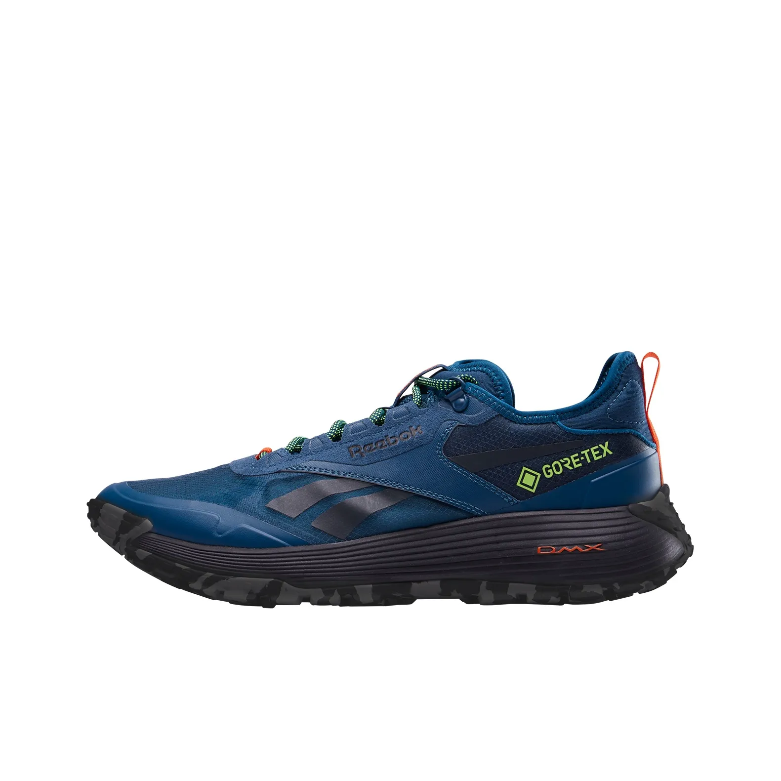 Reebok DMX Trail GTX Устойчивые к истиранию противоскользящие кроссовки для бега с низким верхом унисекс синие