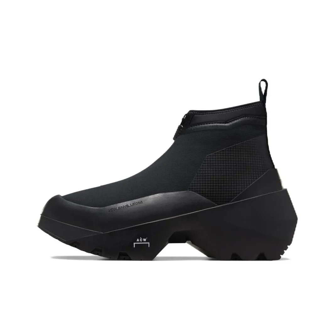 A COLD WALL* x Конверс Geo Forma ПУ (полиуретан) Полиуретан Дышащий Высокий Топ Повседневная Обувь Унисекс Черный