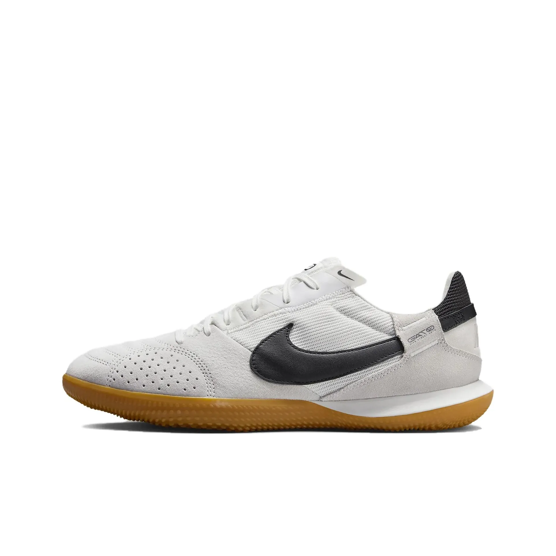 Nike Streetgato противоскользящие устойчивые к истиранию футбольные бутсы унисекс белые и серые